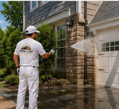 Fresh Coat Elite pressure washing